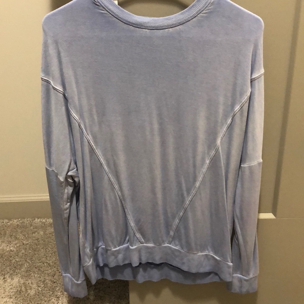 Soft, blue pullover top